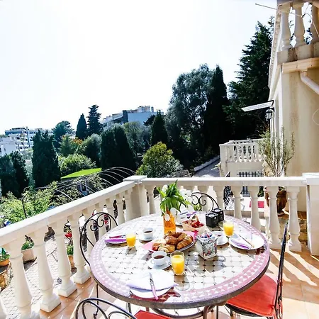 Grand Overlooking Cannes And The Sea. *